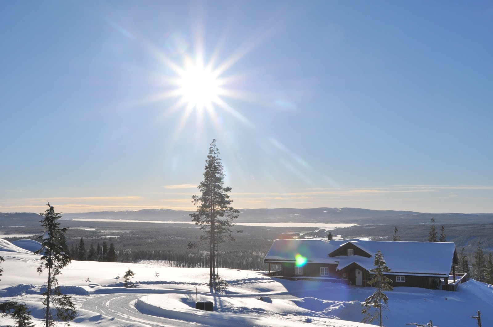 Utsikt mot Osensjøen. Galleribilde