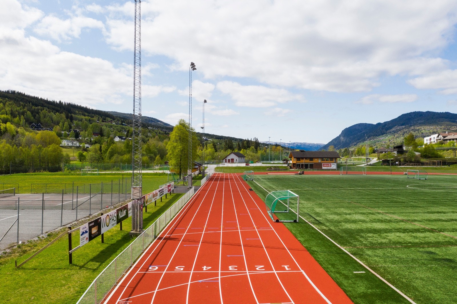 Løpebane på Bråta Galleribilde