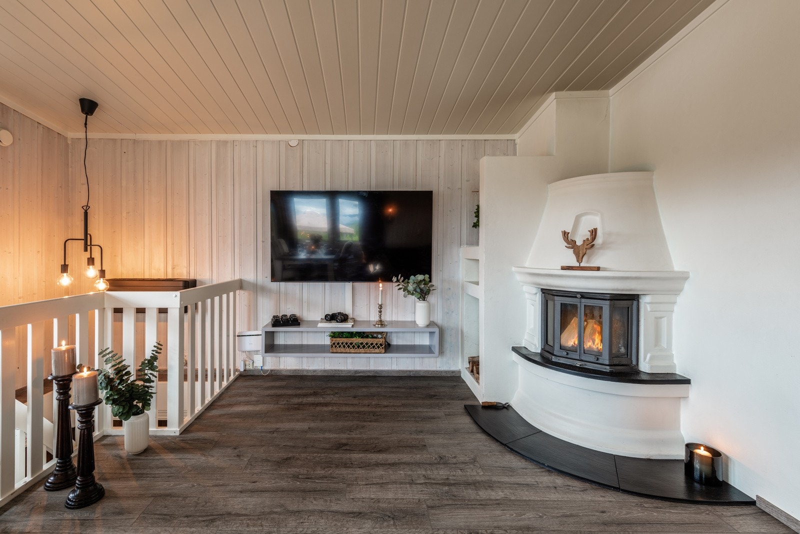 Koselig peis. Galleribilde