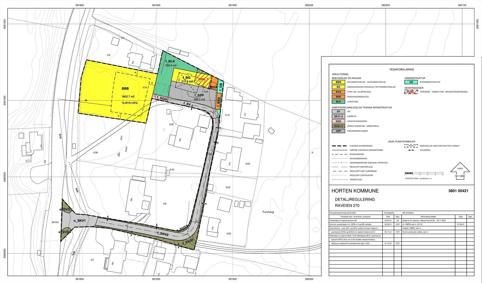 Med tilhørende garasjer, parkering, boder og felles uteoppholdsarealer/lekeplass. Galleribilde