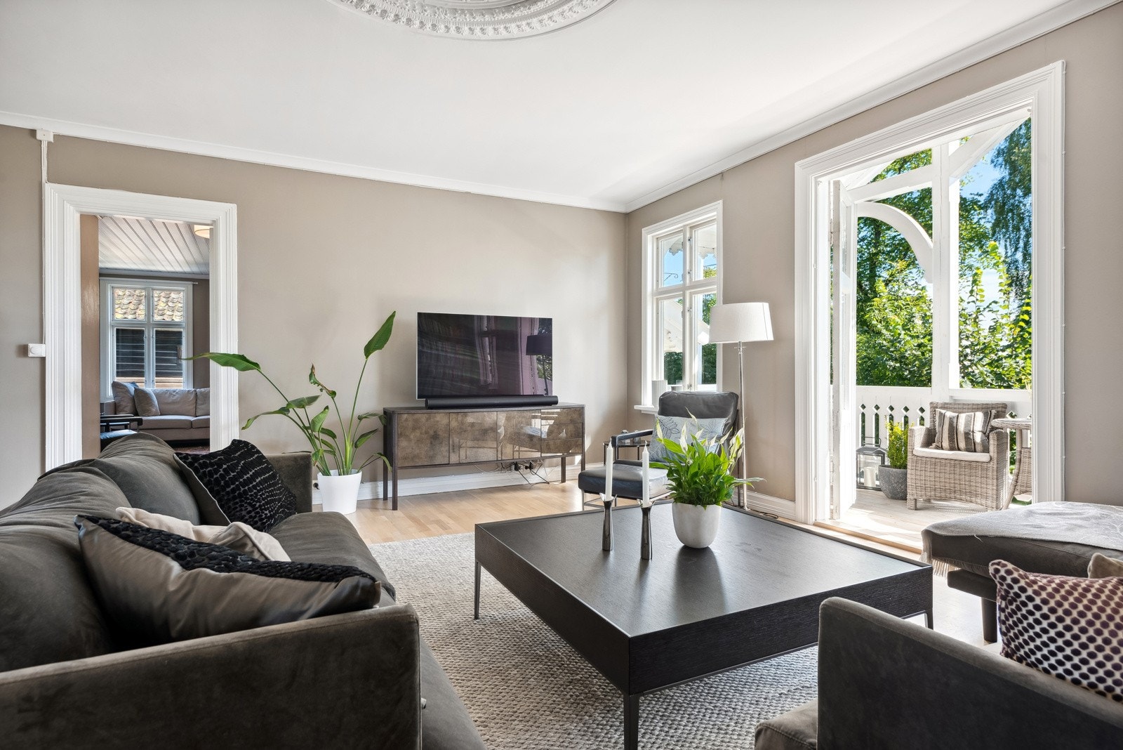 Her er det god plass til å samle både familie og venner. Galleribilde