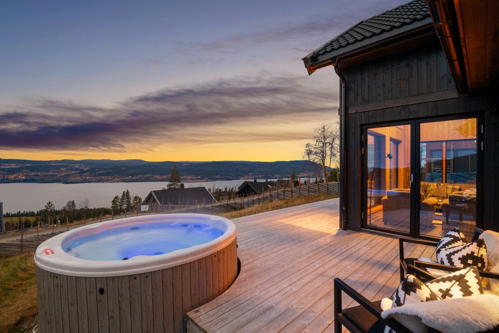 Det er bare å glede seg til stemningsfulle kvelder herfra! Galleribilde