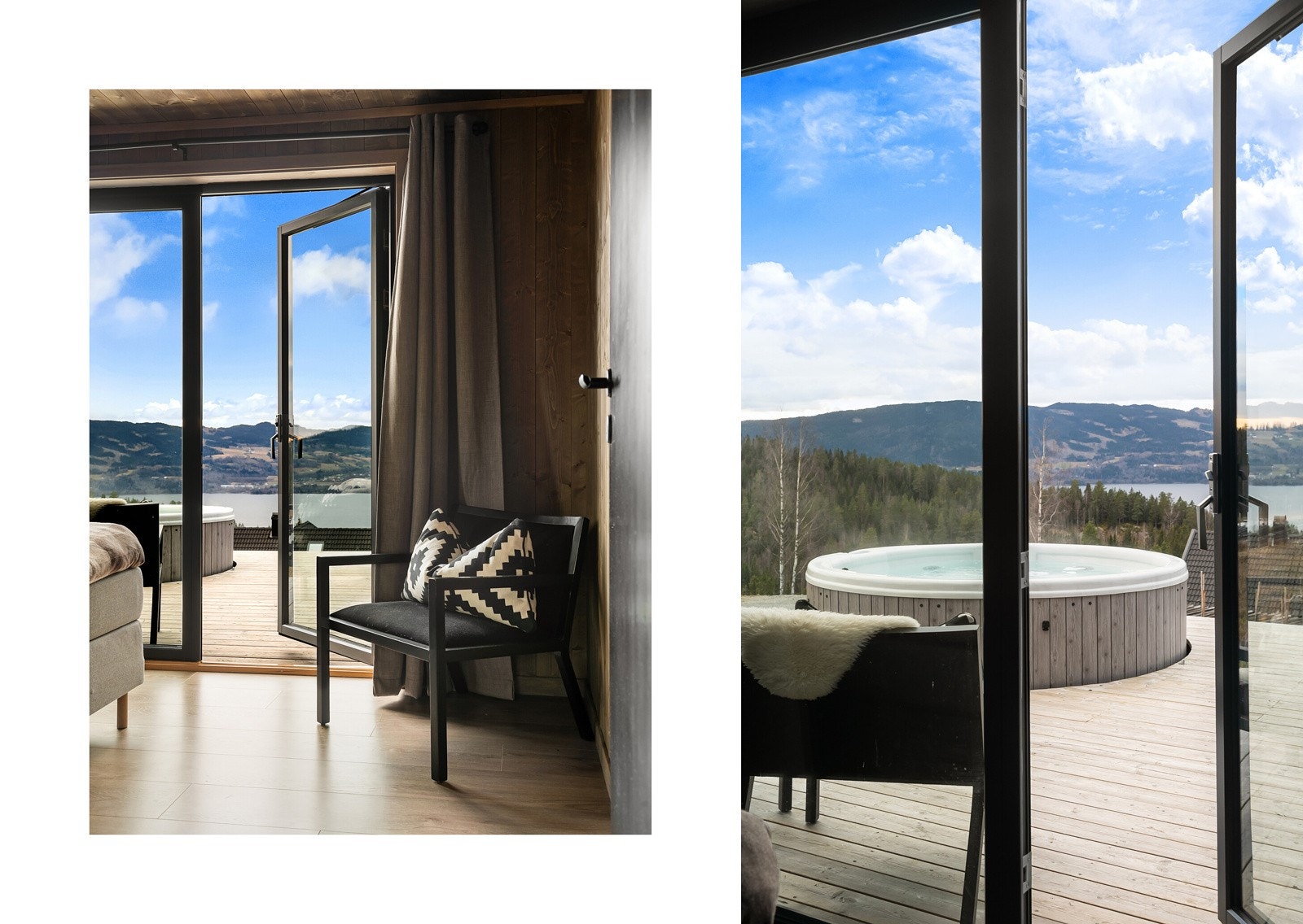 Her er det plass til stor dobbeltseng med tilhørende nattbord og eksempelvis et lite garderobeskap. Galleribilde