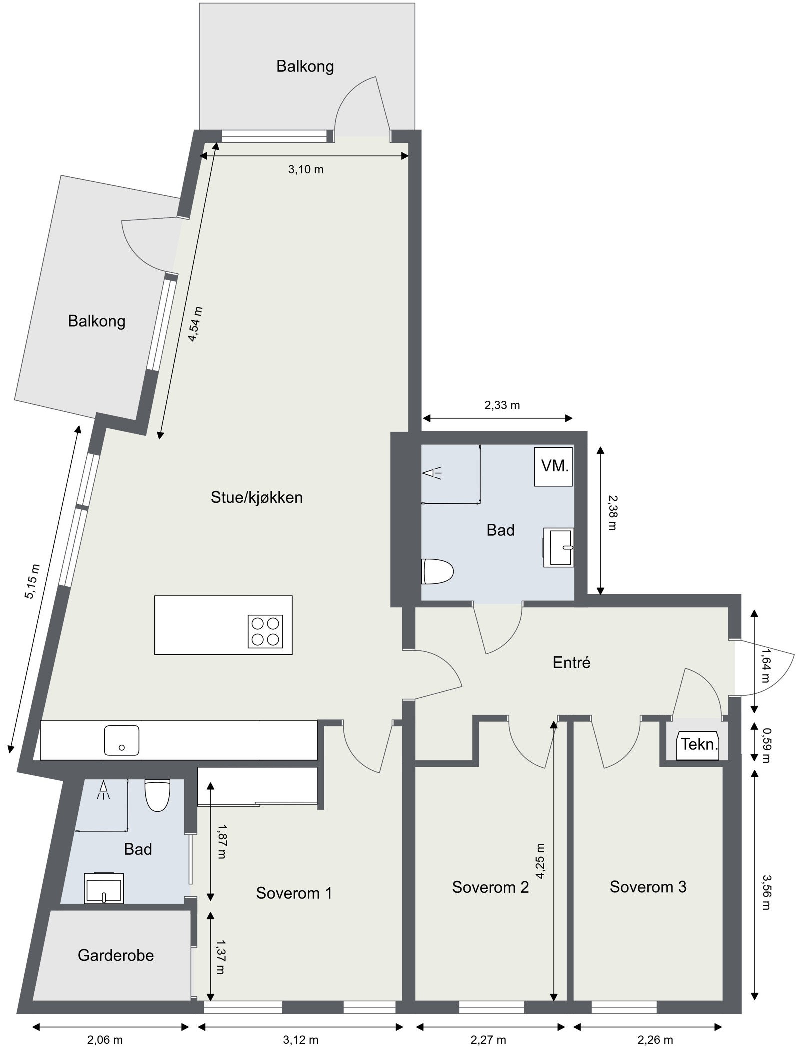 Plantegning. Galleribilde