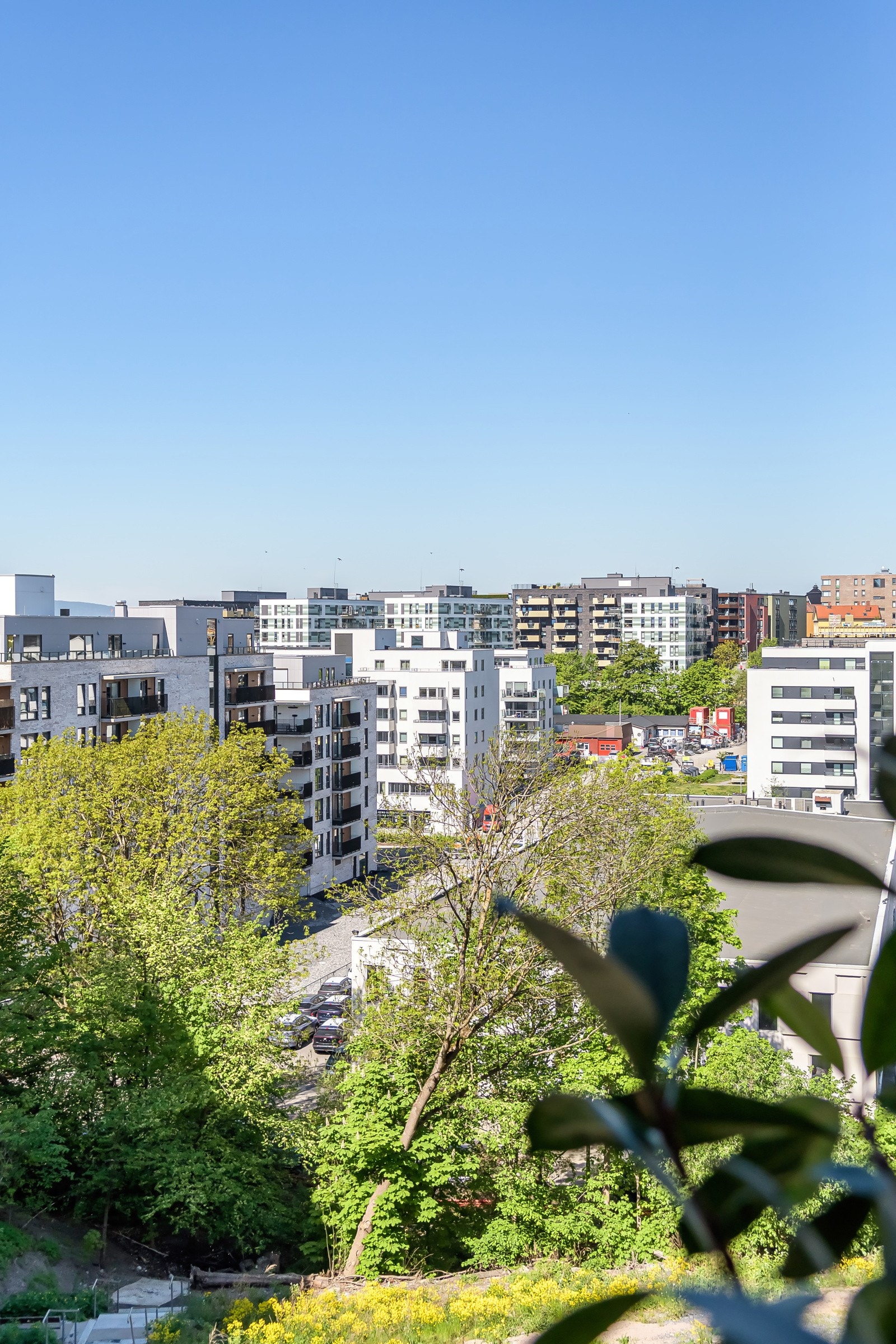 Utsikt fra balkong. Galleribilde