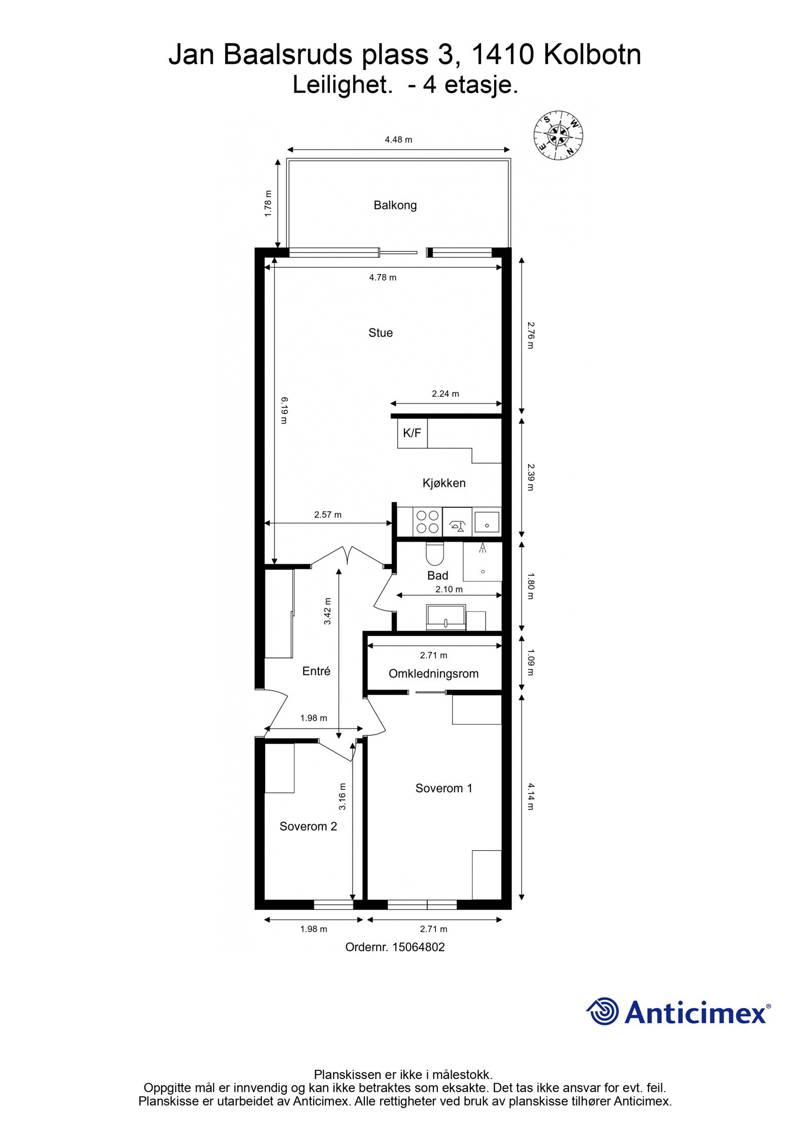 Plantegning Galleribilde