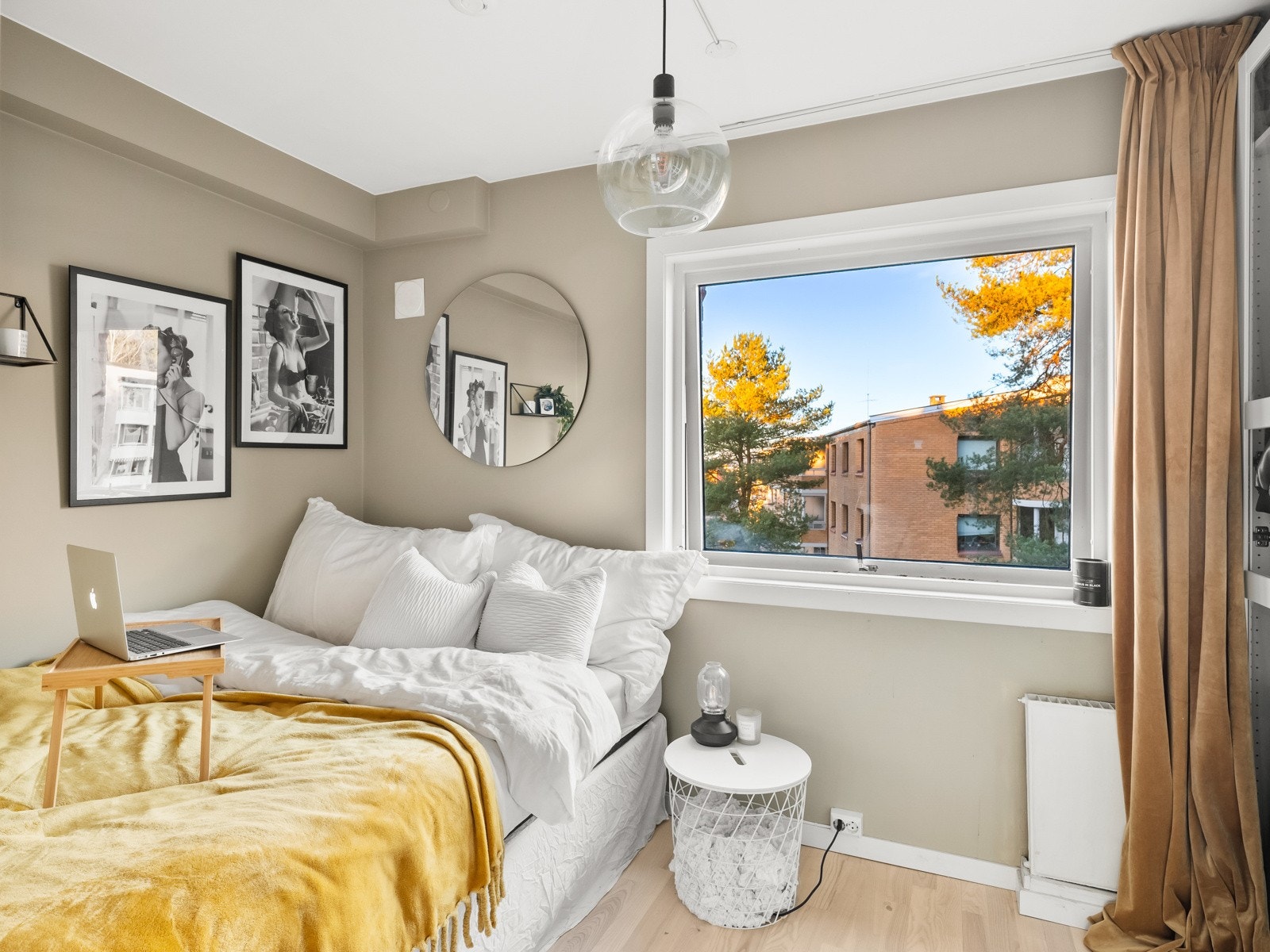 Det er plass til dobbeltseng i alle soverommene. Galleribilde