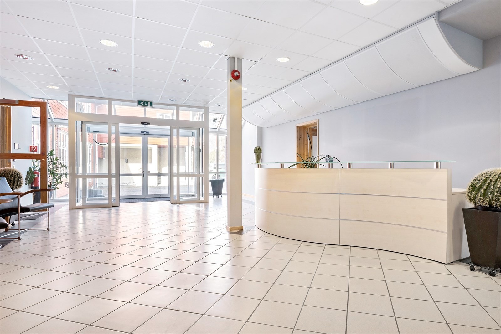 Flott inngang med resepsjon Galleribilde