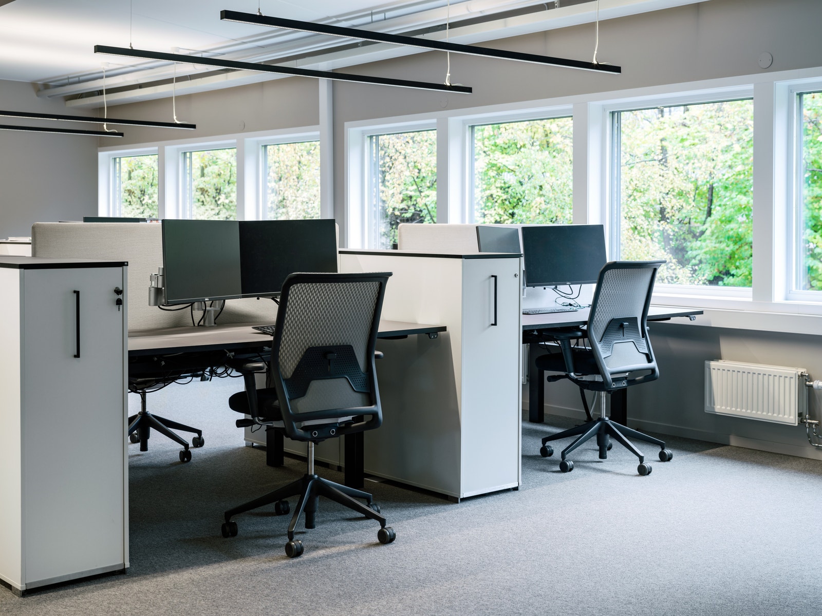 Referansebilder fra et tilsvarende kontorareal i eiendommen. Galleribilde