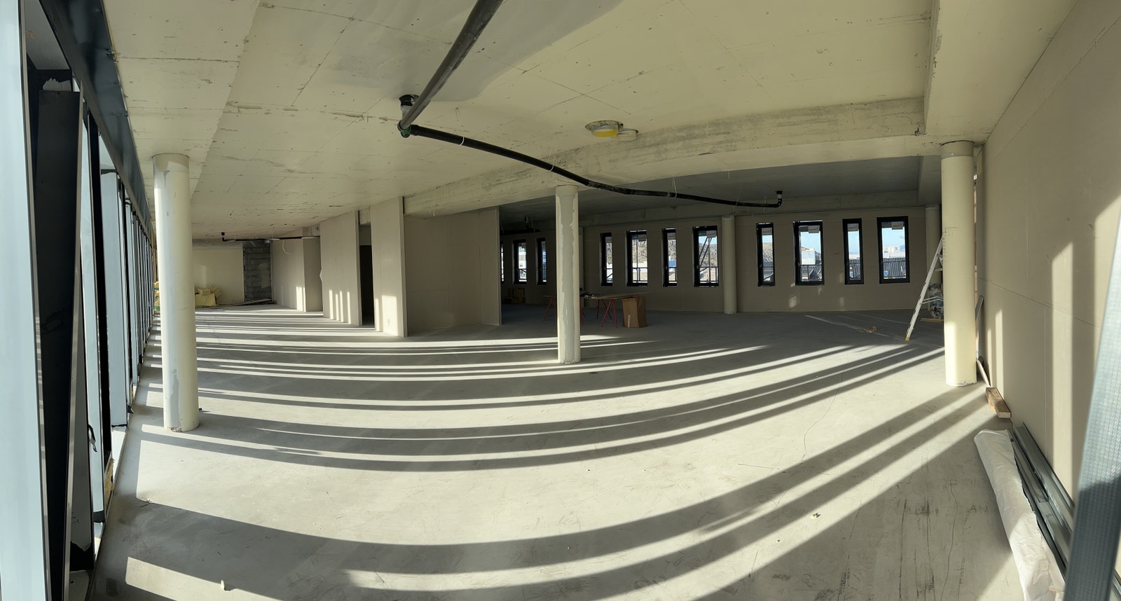 Stort lysinnslipp Galleribilde