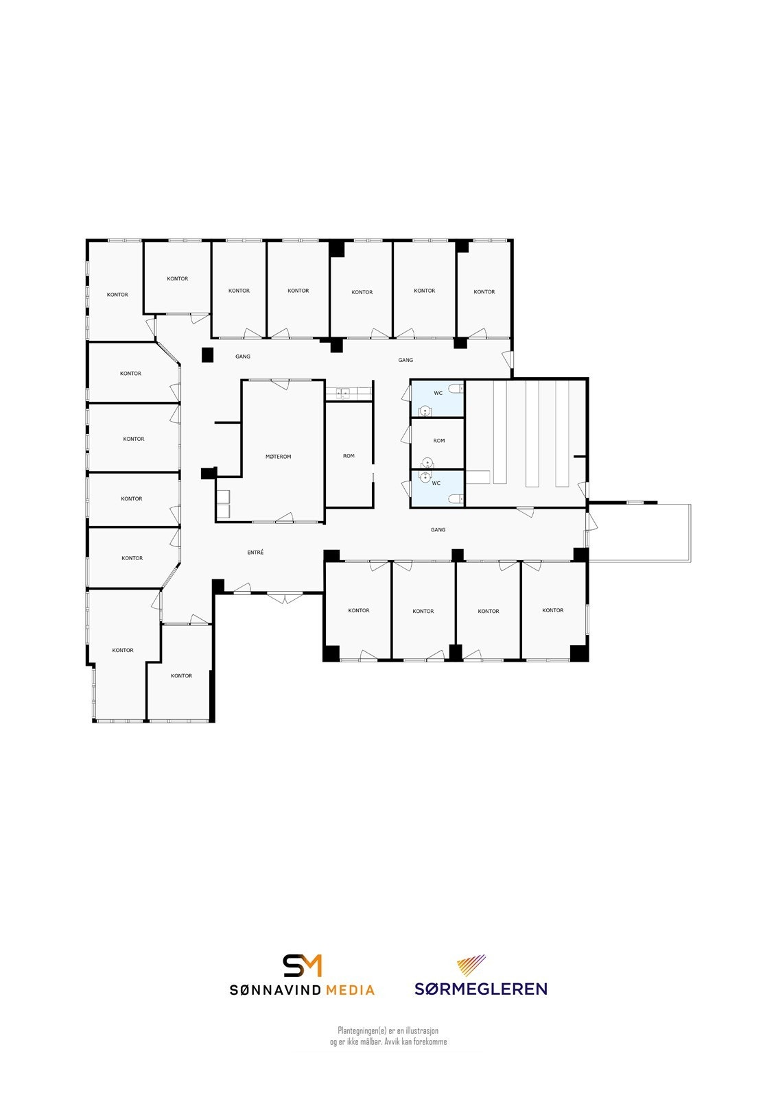 Plantegning. Galleribilde