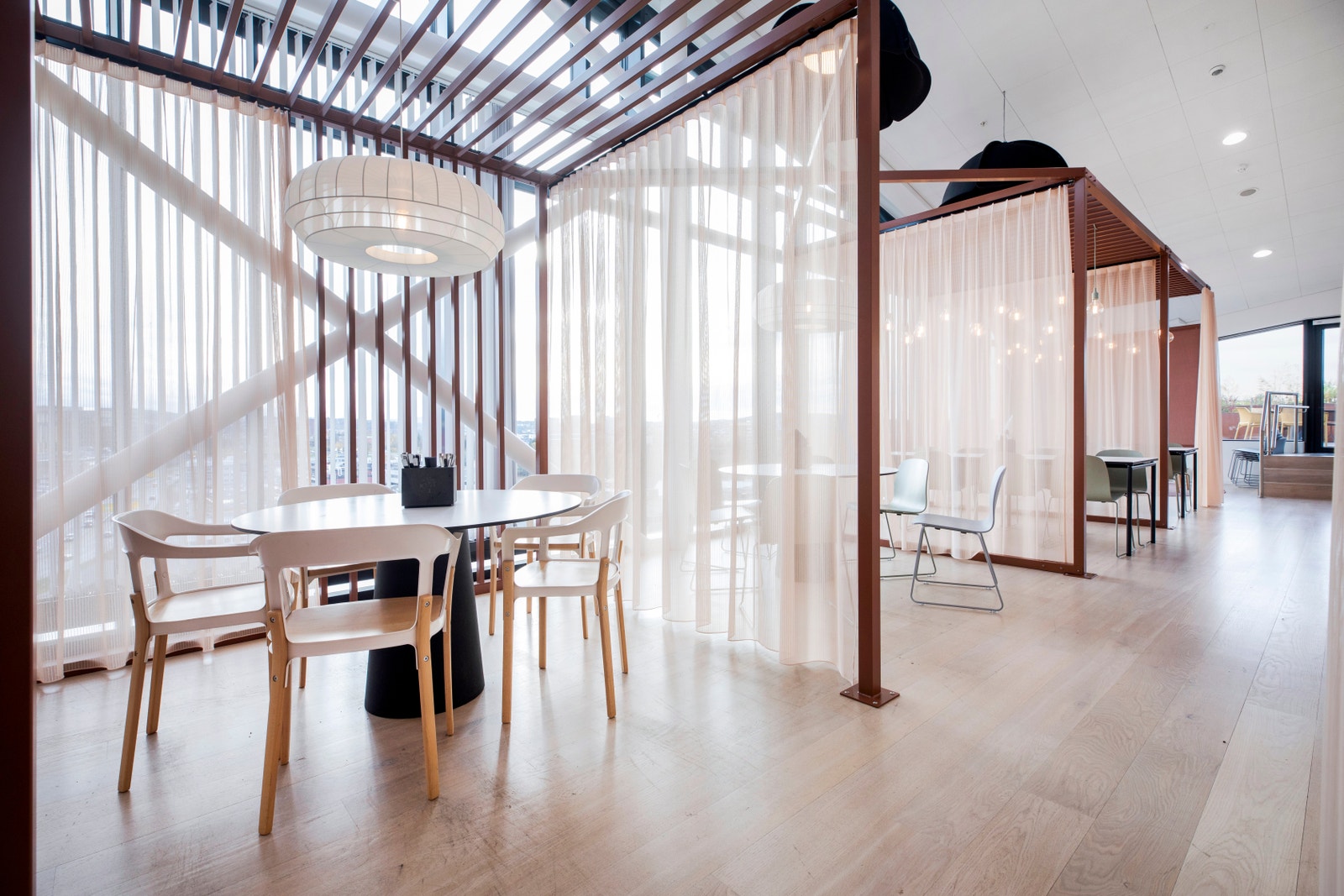 Oppgradert kantine på toppen av bygget. Galleribilde