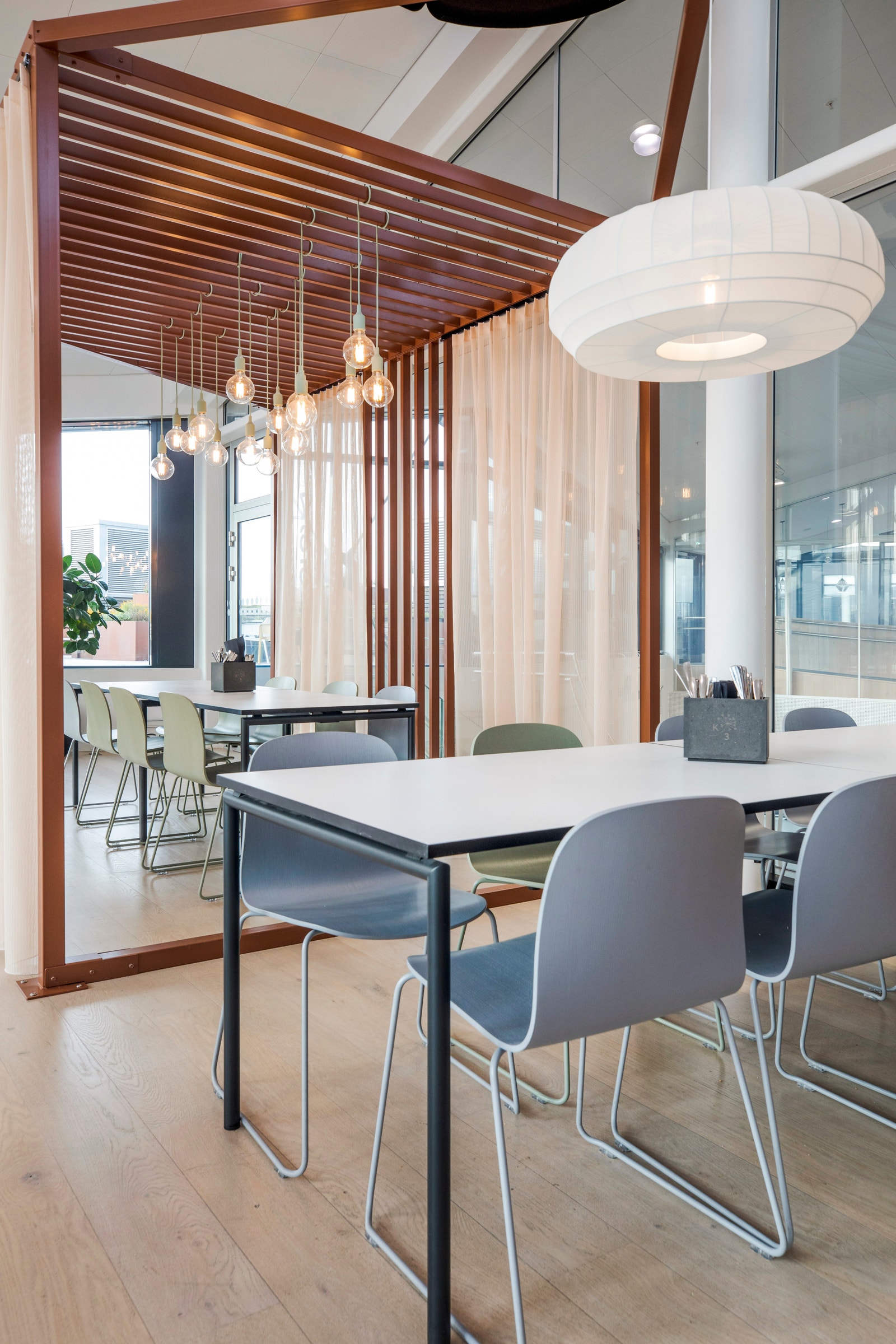 Oppgradert kantine i toppetasjen. Galleribilde