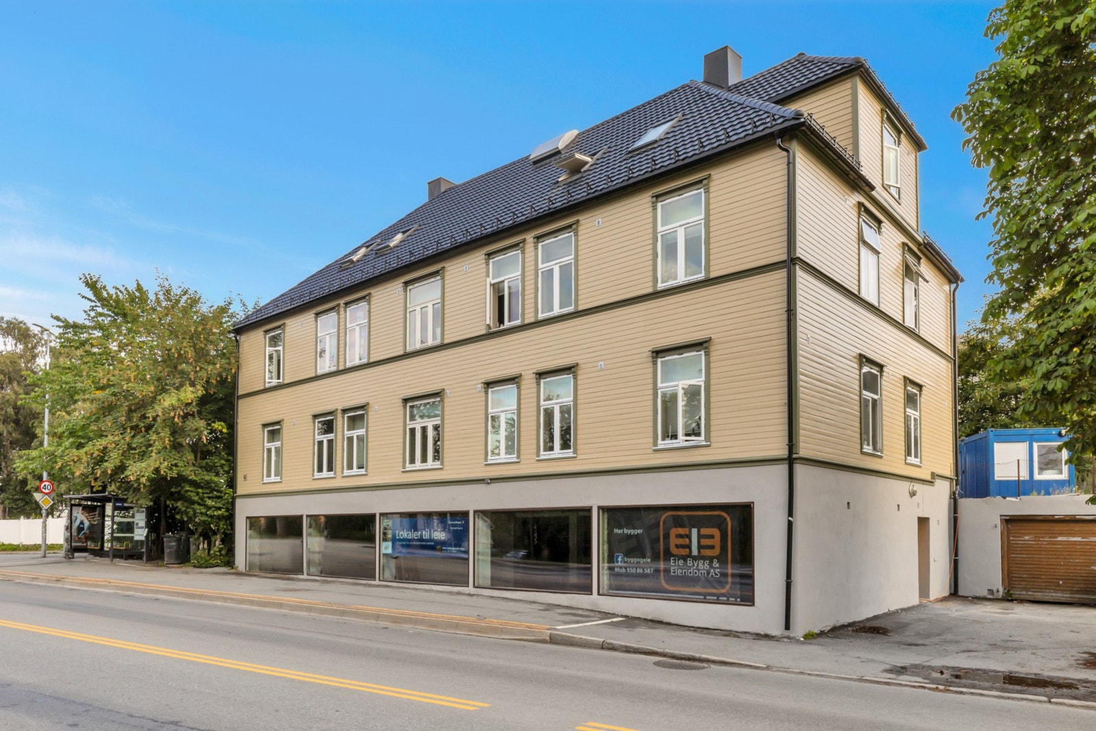 Ledig areal ligger i byggets første etasje og har adkomst fra Innherredsveien. Galleribilde