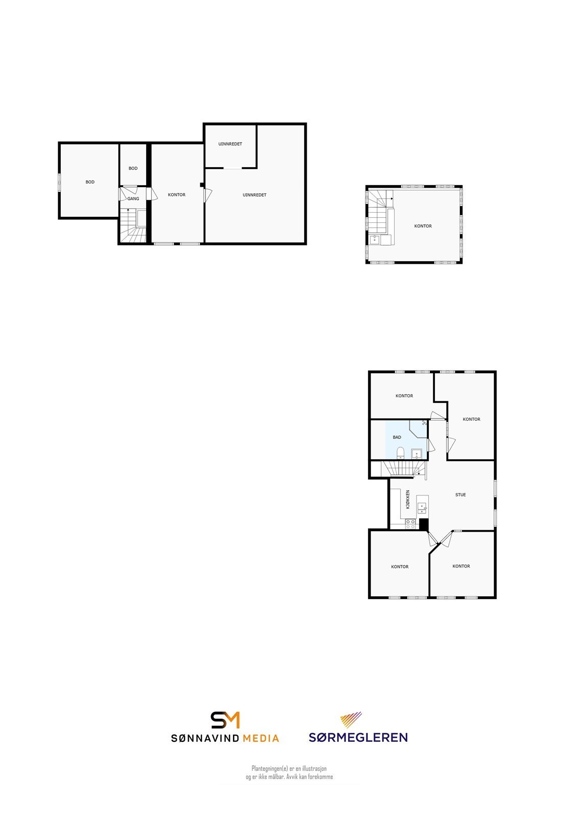 Plantegning 2.etg. Galleribilde