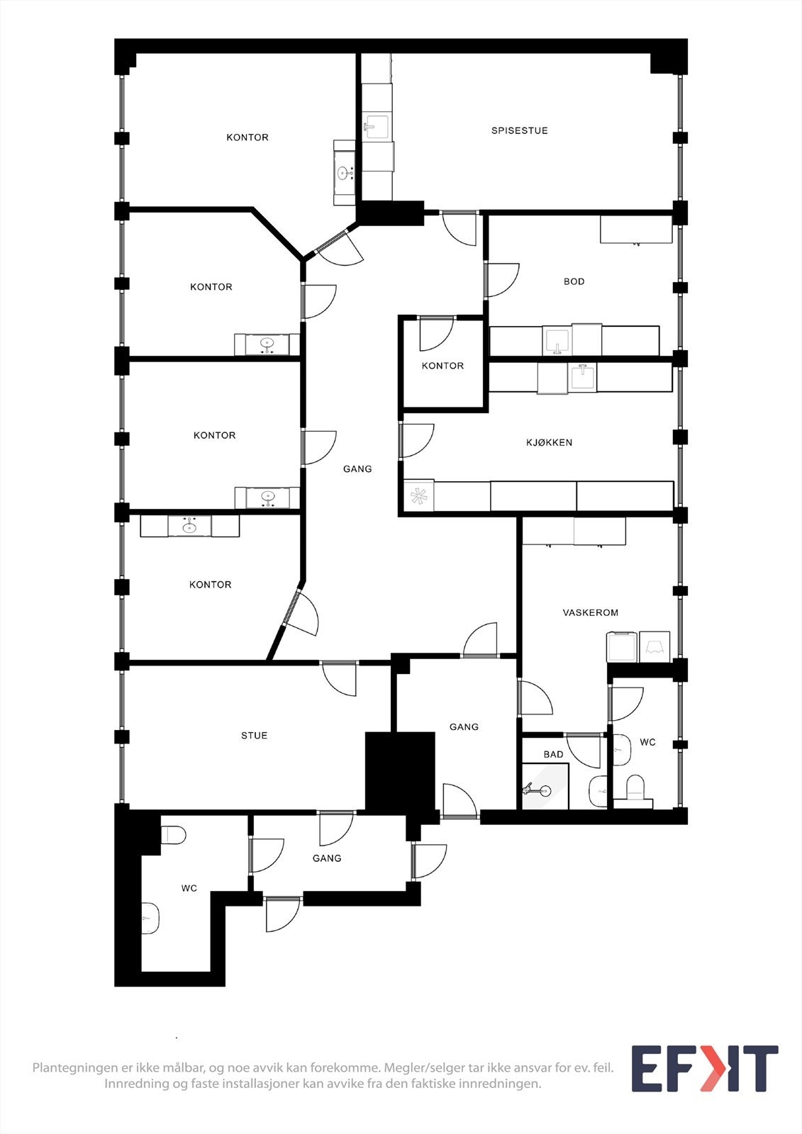 Plantegninger 2.etg Galleribilde