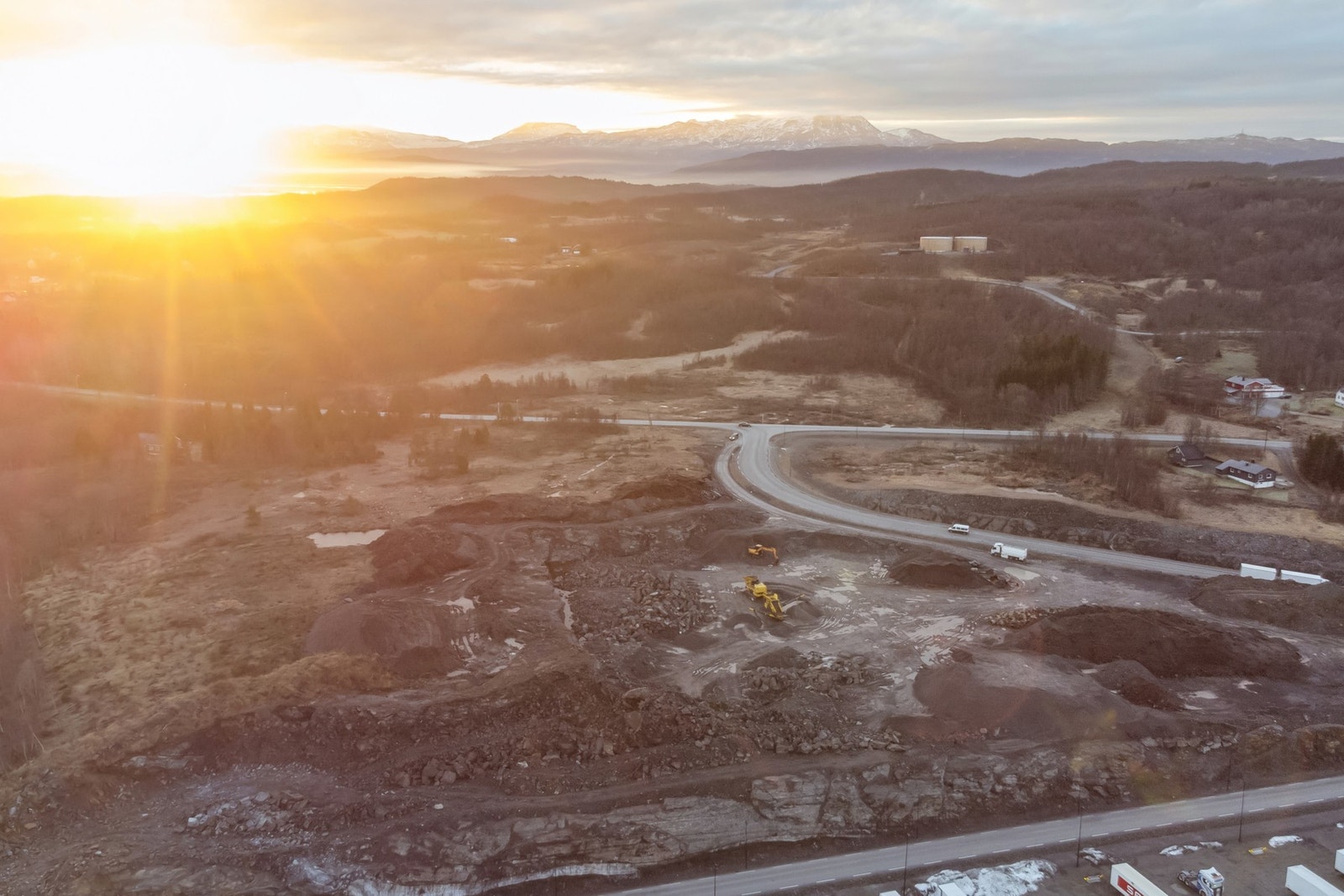 Drone av BN2 og området. Galleribilde