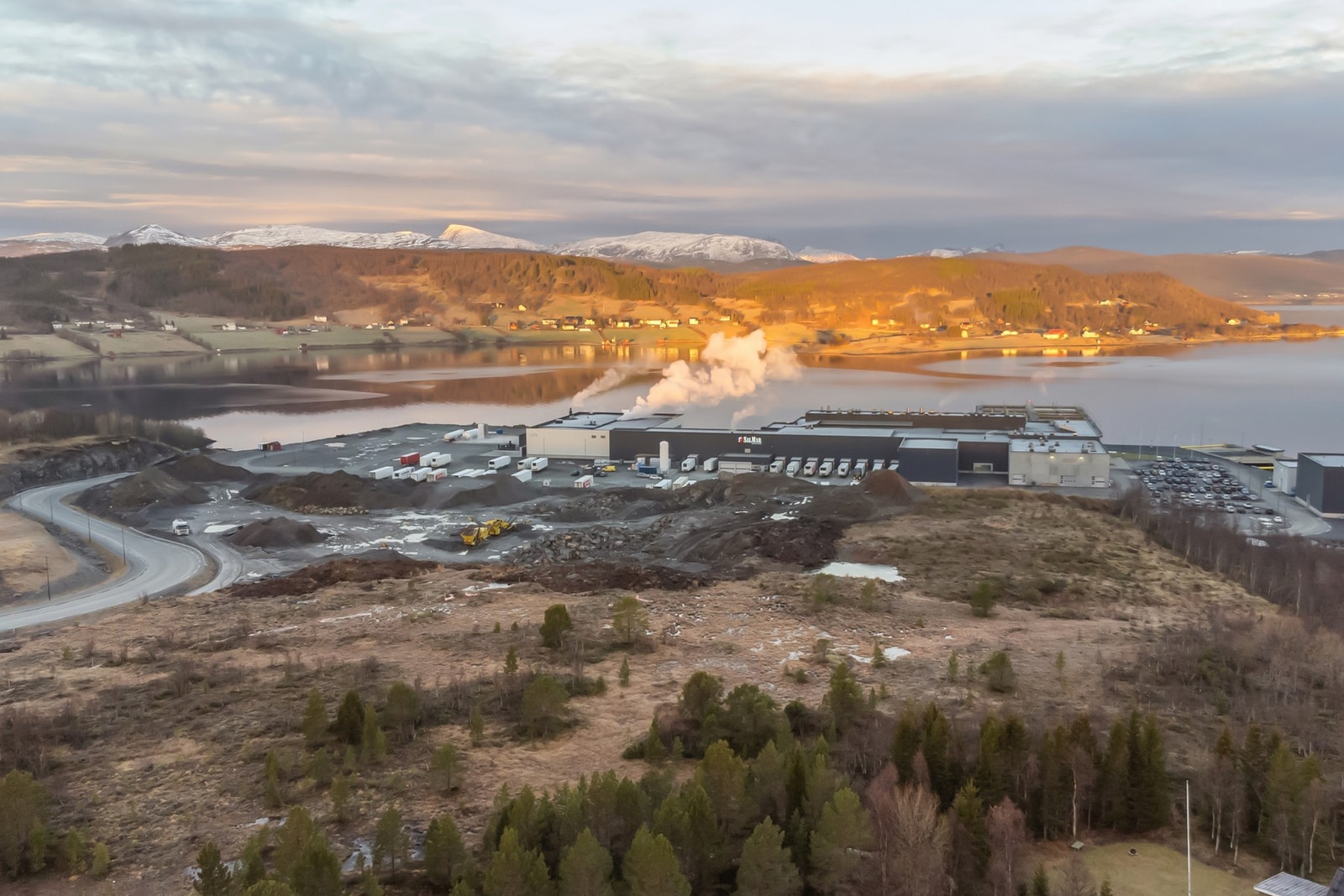 Drone av BN2 og området rundt. Galleribilde