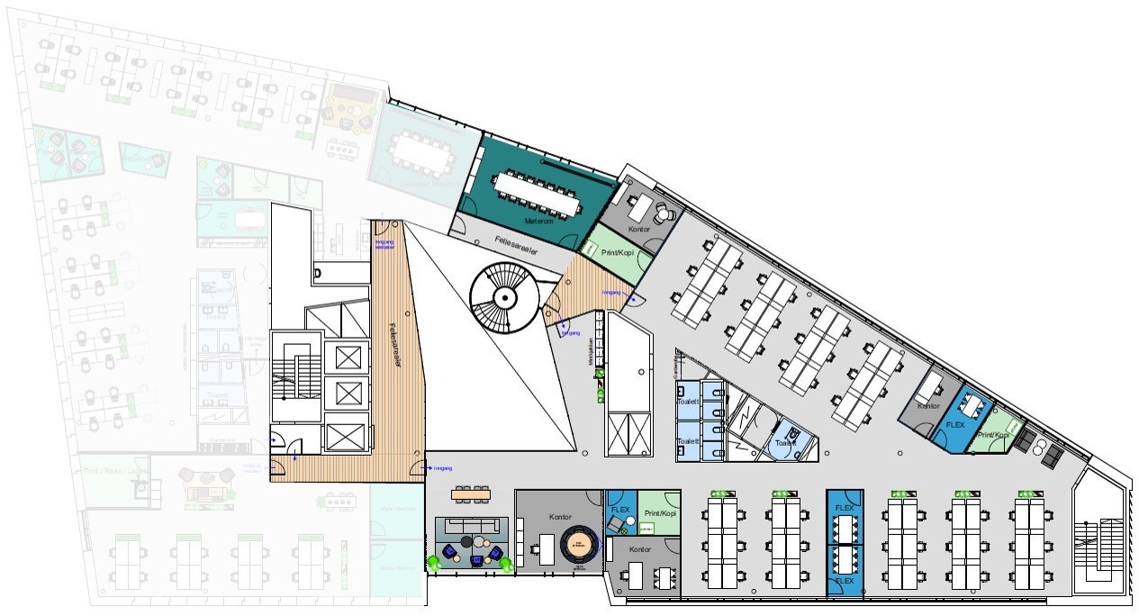 7. etasje - mulig skisse. Galleribilde