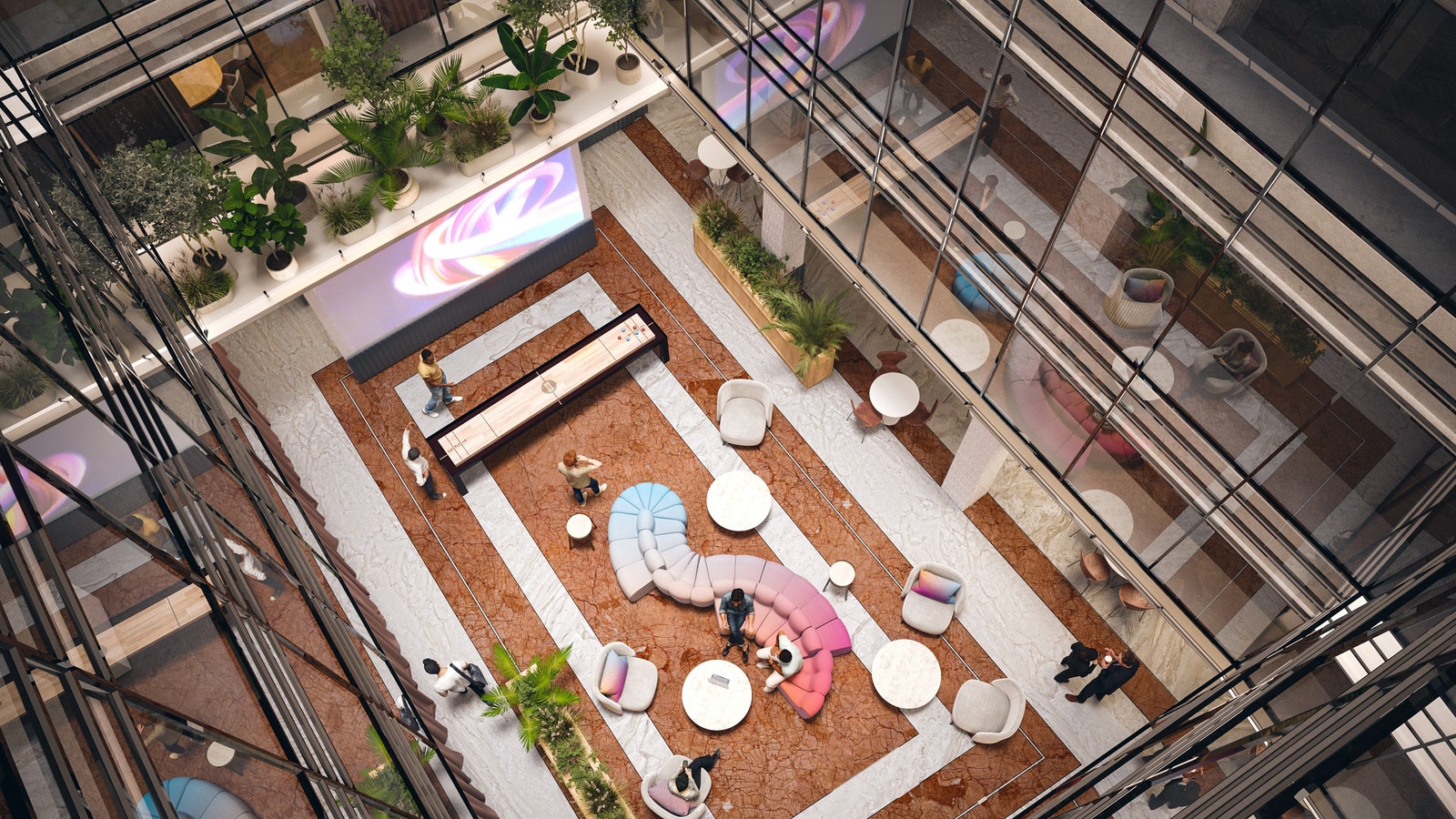 Fra nytt atrium Galleribilde