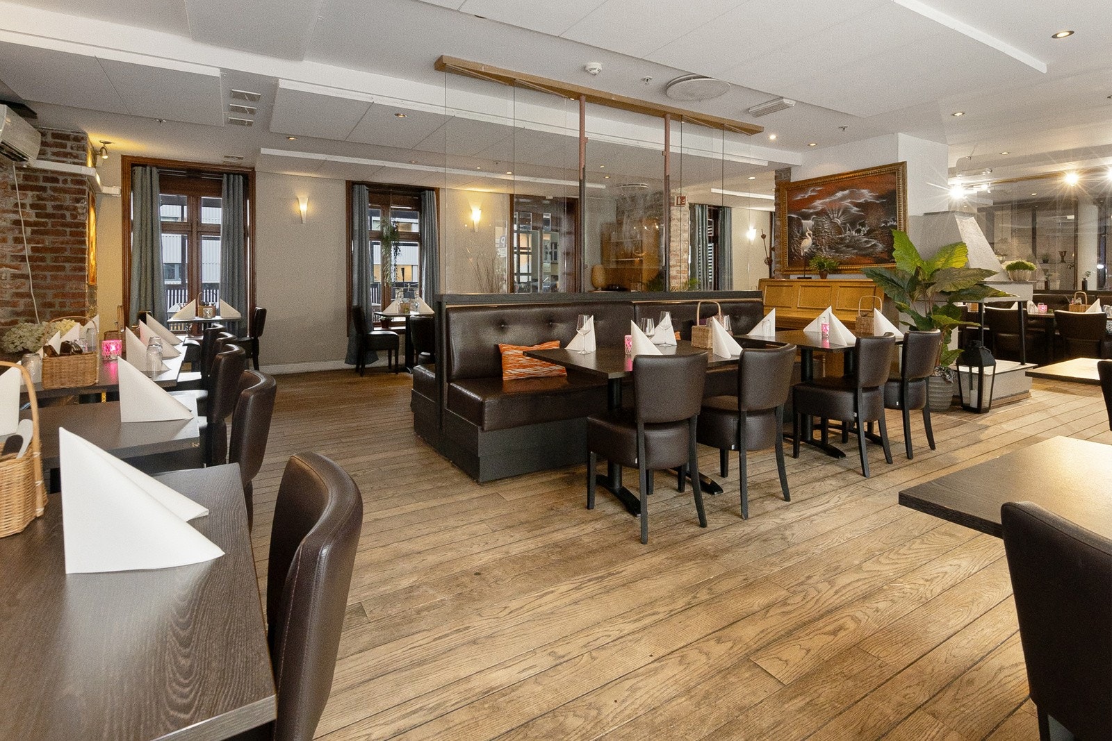 Trivelig, innbydende restaurant Galleribilde