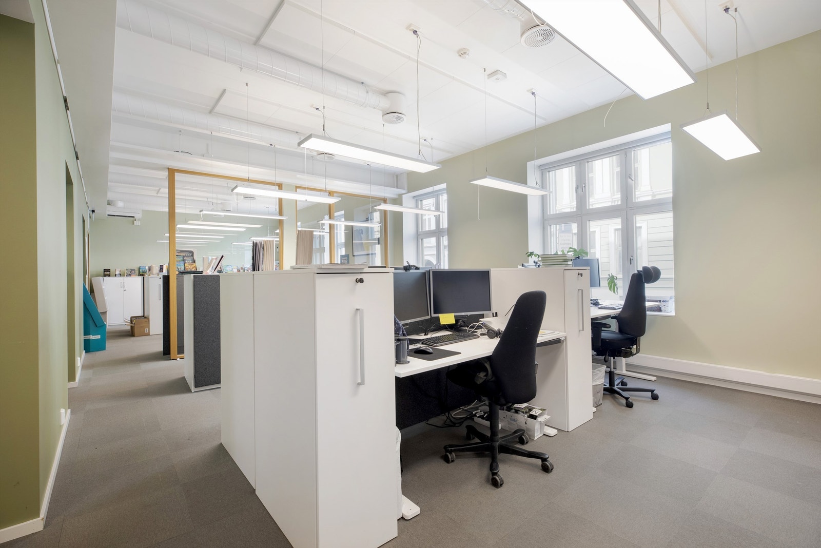 Kontorlandskap Galleribilde