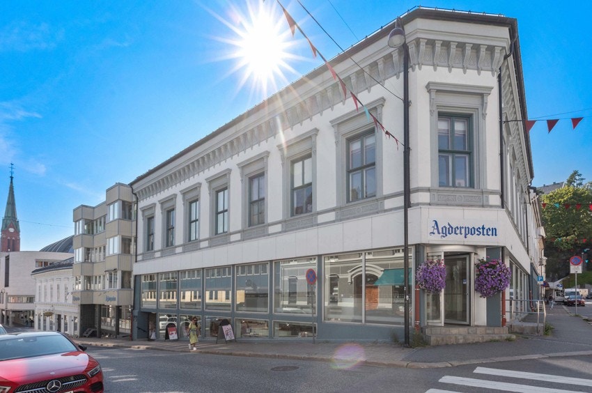 Bygården er totalt på ca. 4500 m2. Galleribilde