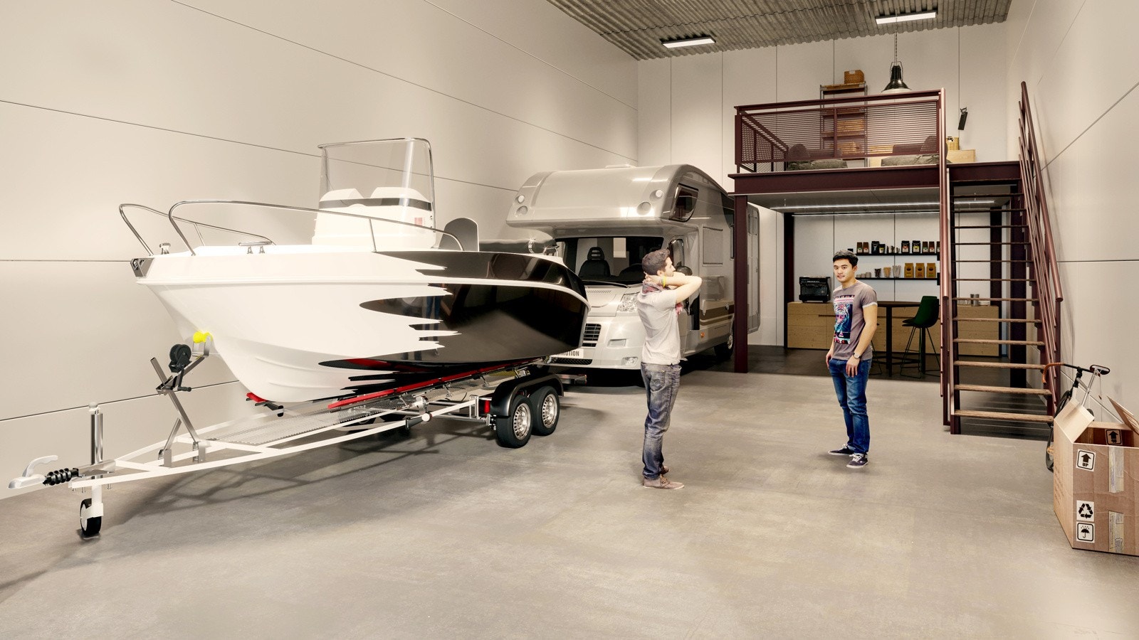 Det er mange muligher for ønsker innredning av seksjonene (tilvalg). Galleribilde