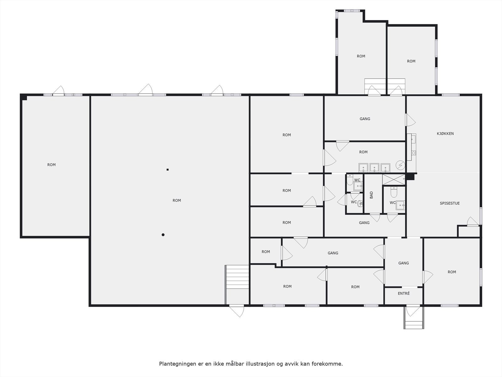 Plantegning. Galleribilde
