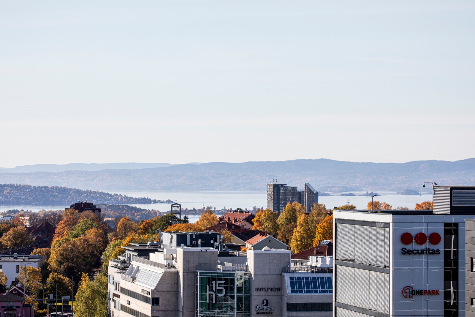 Flott utsikt fra 8. etasje. Galleribilde