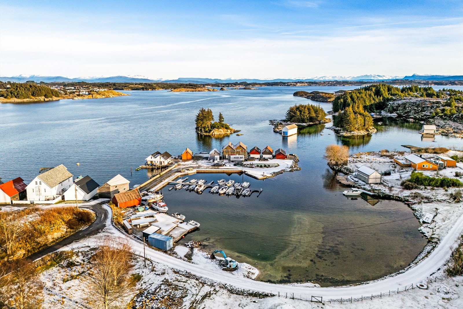 Området ligger svært skjermet til. Galleribilde
