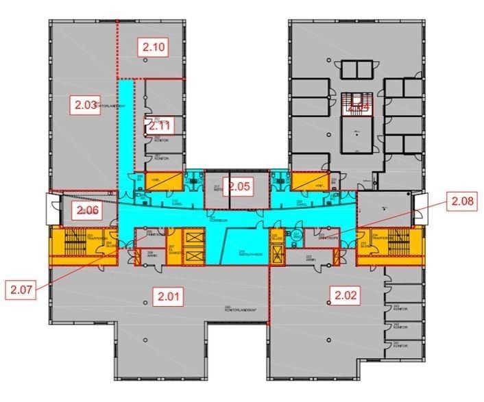 2.03 er ledig. Galleribilde