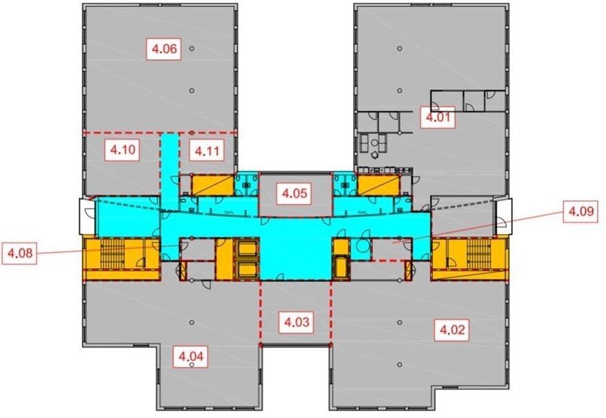4.02, 4.05, 4.06, 4.11 er ledig. Galleribilde