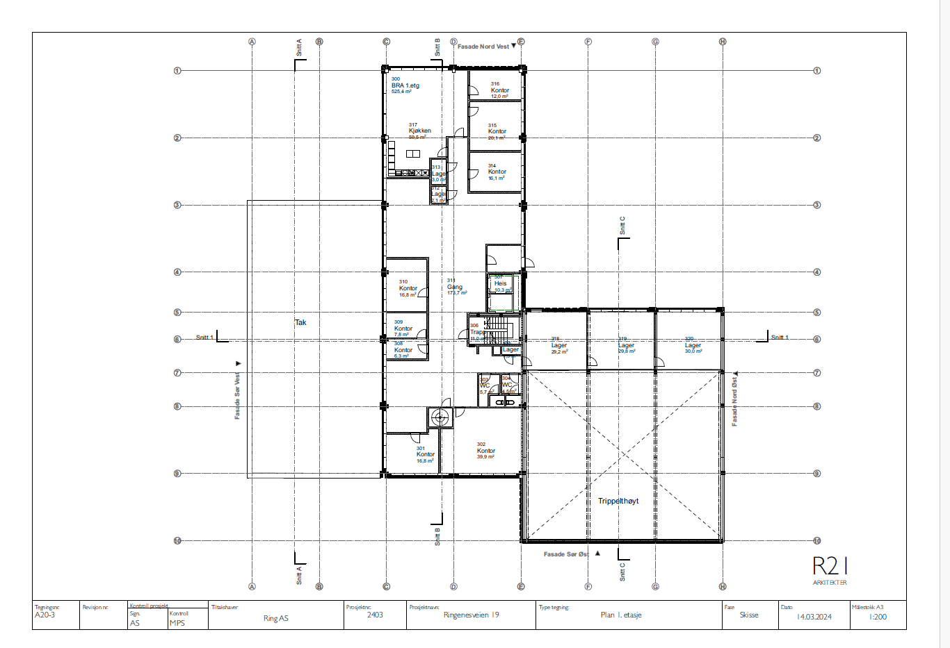 1. etasje Galleribilde