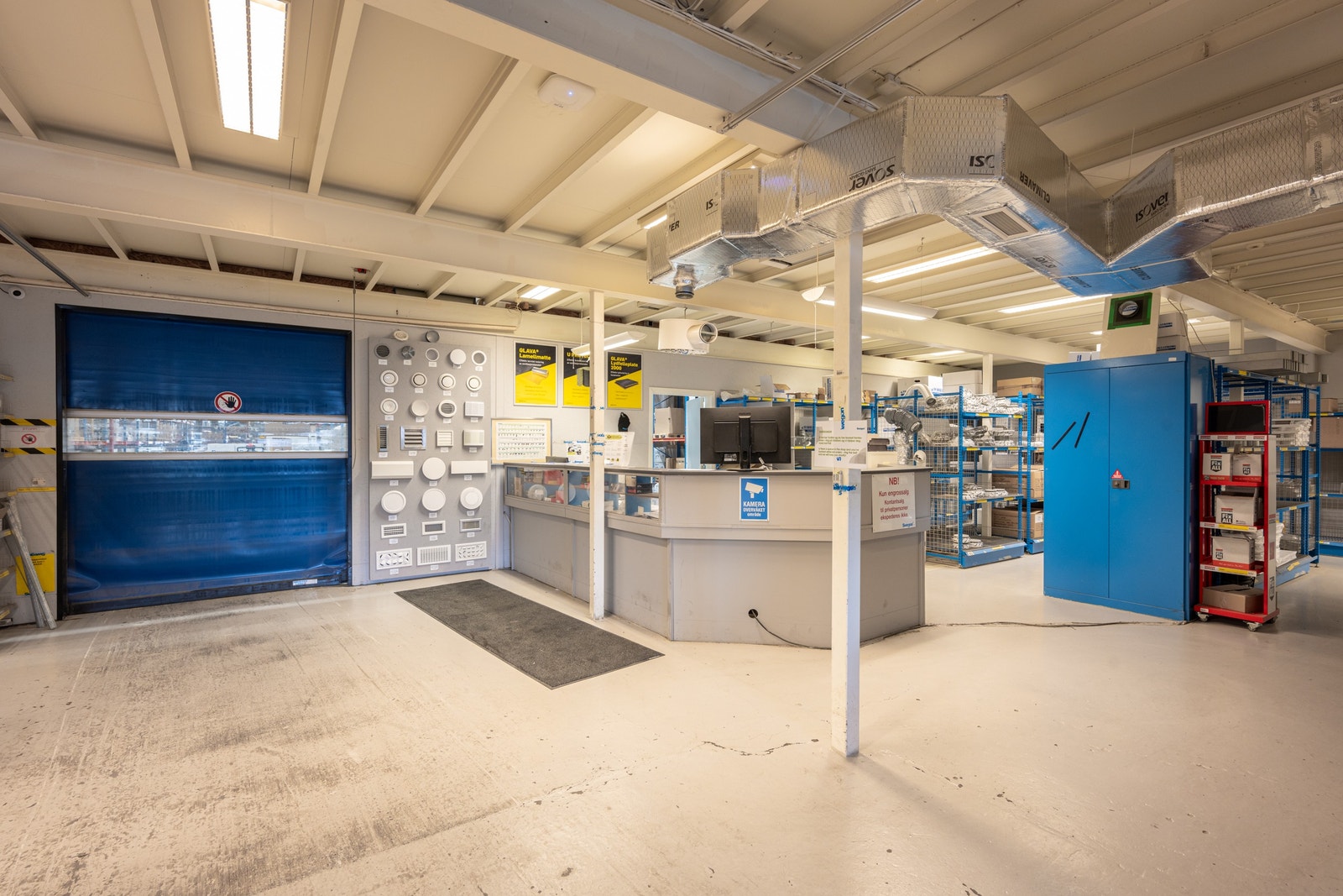 Dagens leietaker har hatt vareutlevering/proffbutikk i lokalet Galleribilde