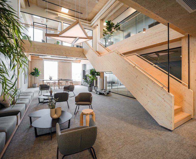 Interiør fra referansebygg (bygg 4) Galleribilde