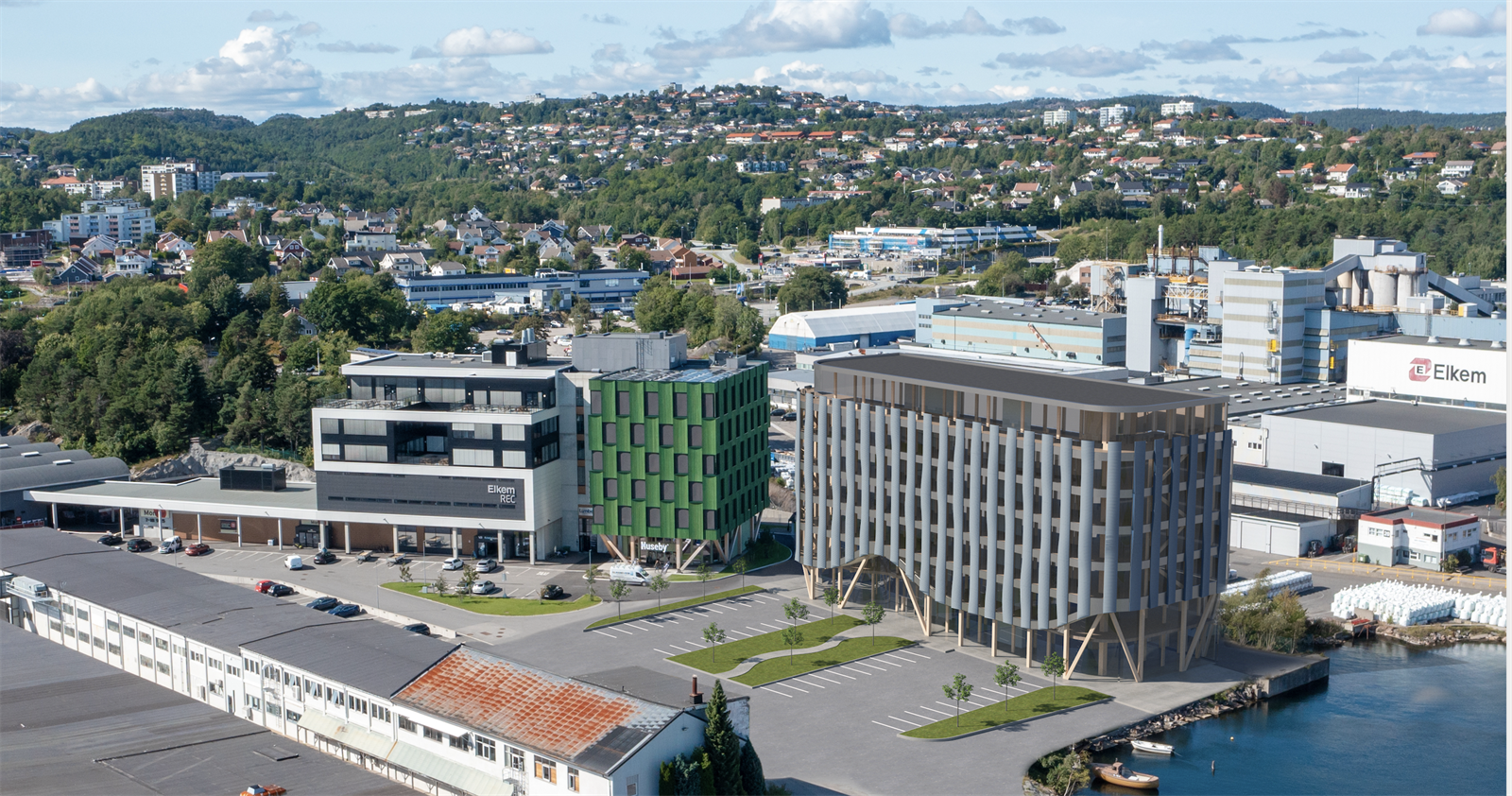 Lumber Næringspark er en av Sørlandets største næringsparker Galleribilde