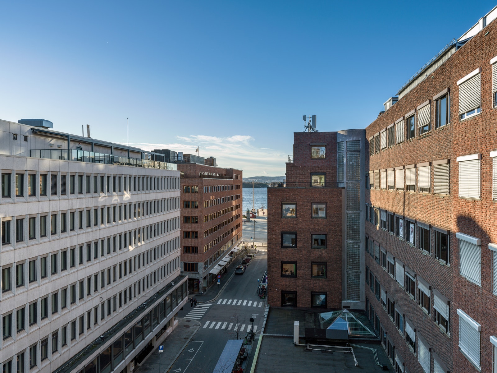 Utsikt fra kontor i 7. etasje Galleribilde