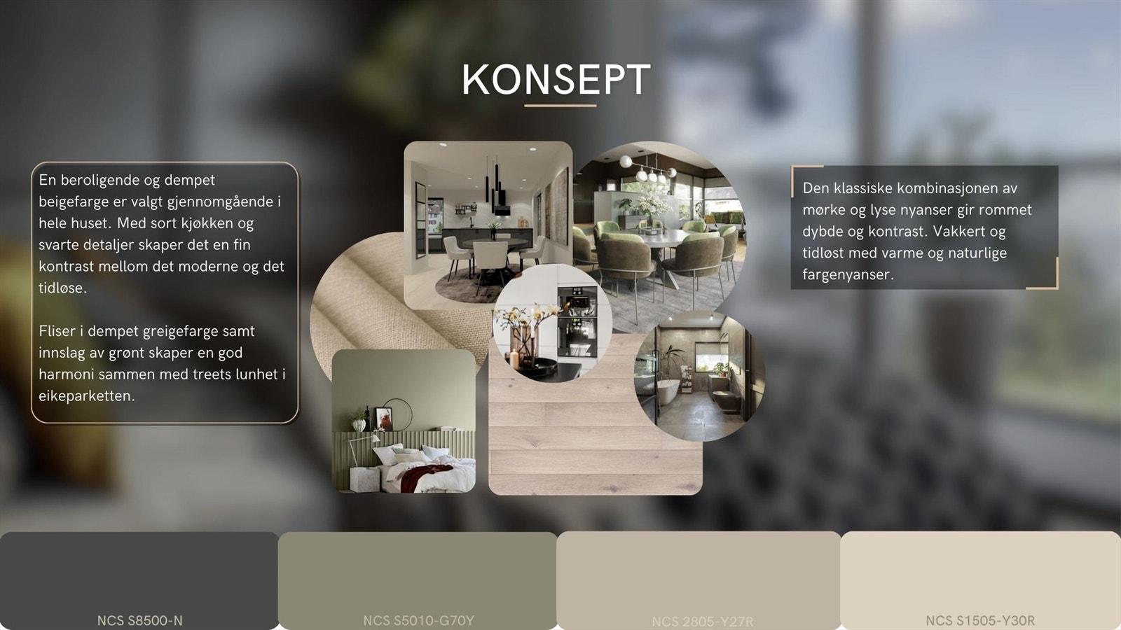 Oppgradert leveranse - satt sammen av interiørdesigner. Galleribilde