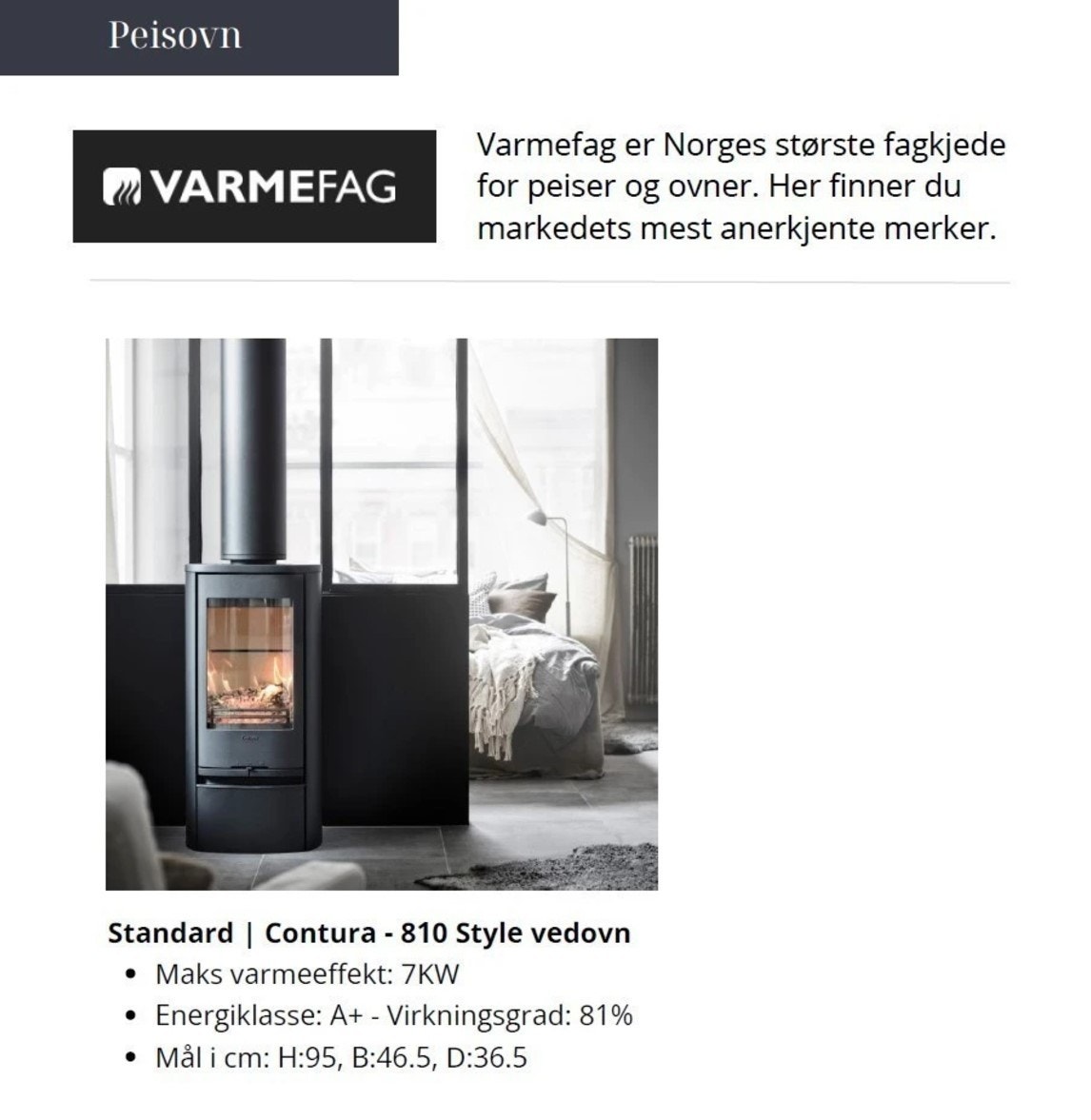 Vedovn er inkludert Galleribilde