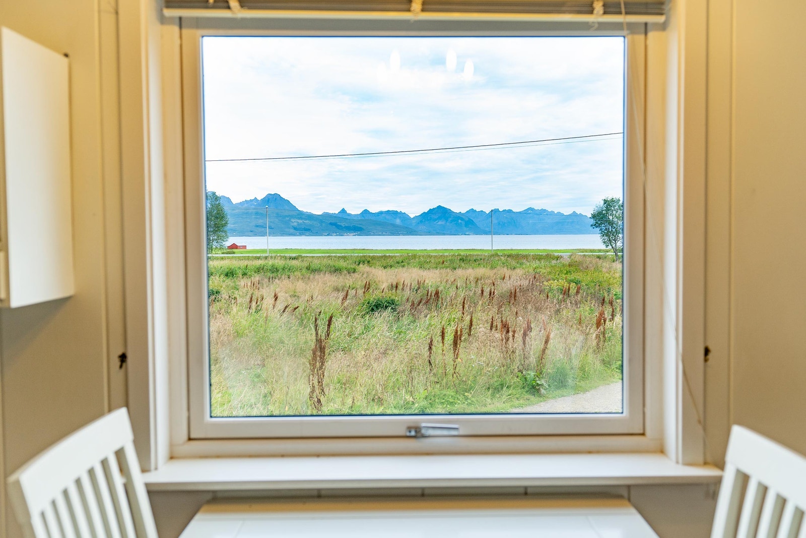 Utsikt fra spisegruppe. Galleribilde