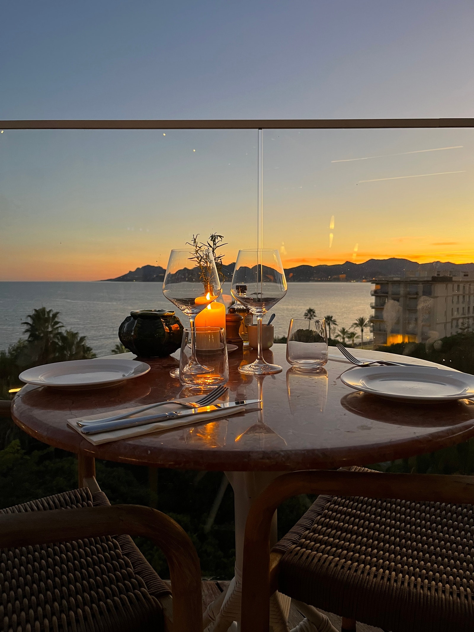 Fra takterrassen på Belle Plage Hotel- like i nærheten Galleribilde