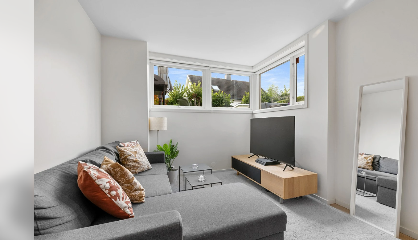 Koselig stue med fine lysforhold Galleribilde