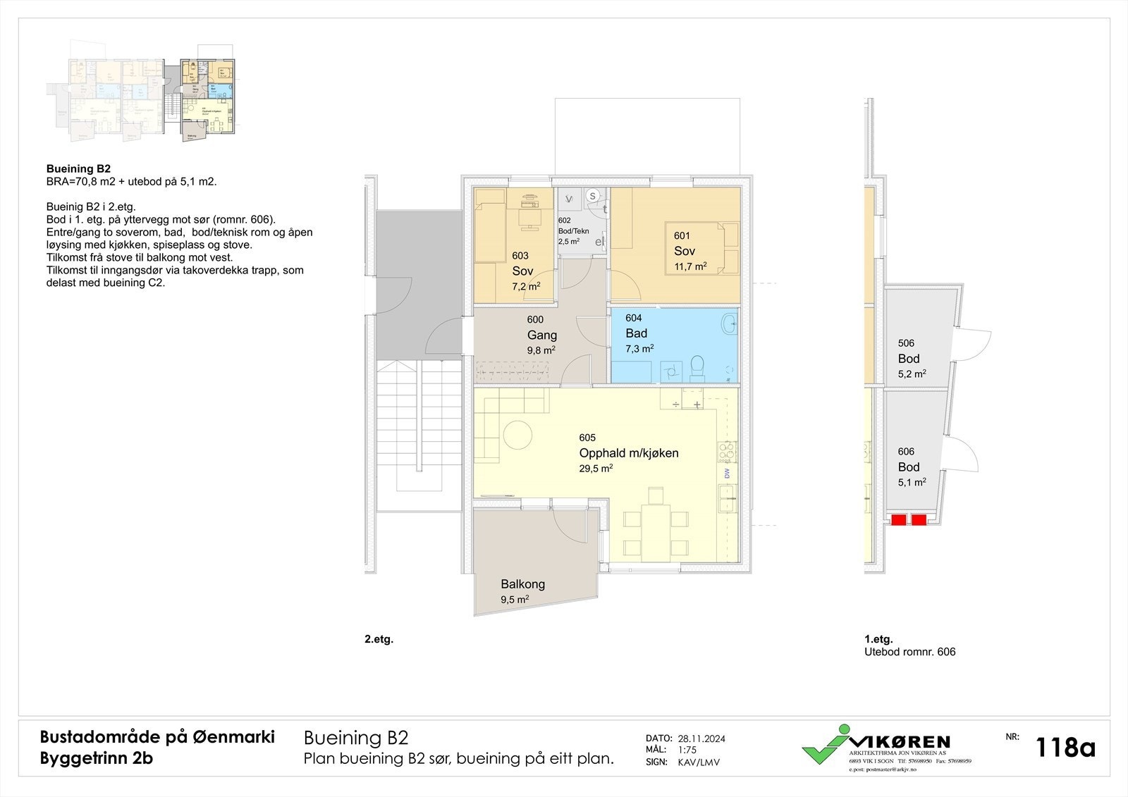Plantegning 201 Galleribilde