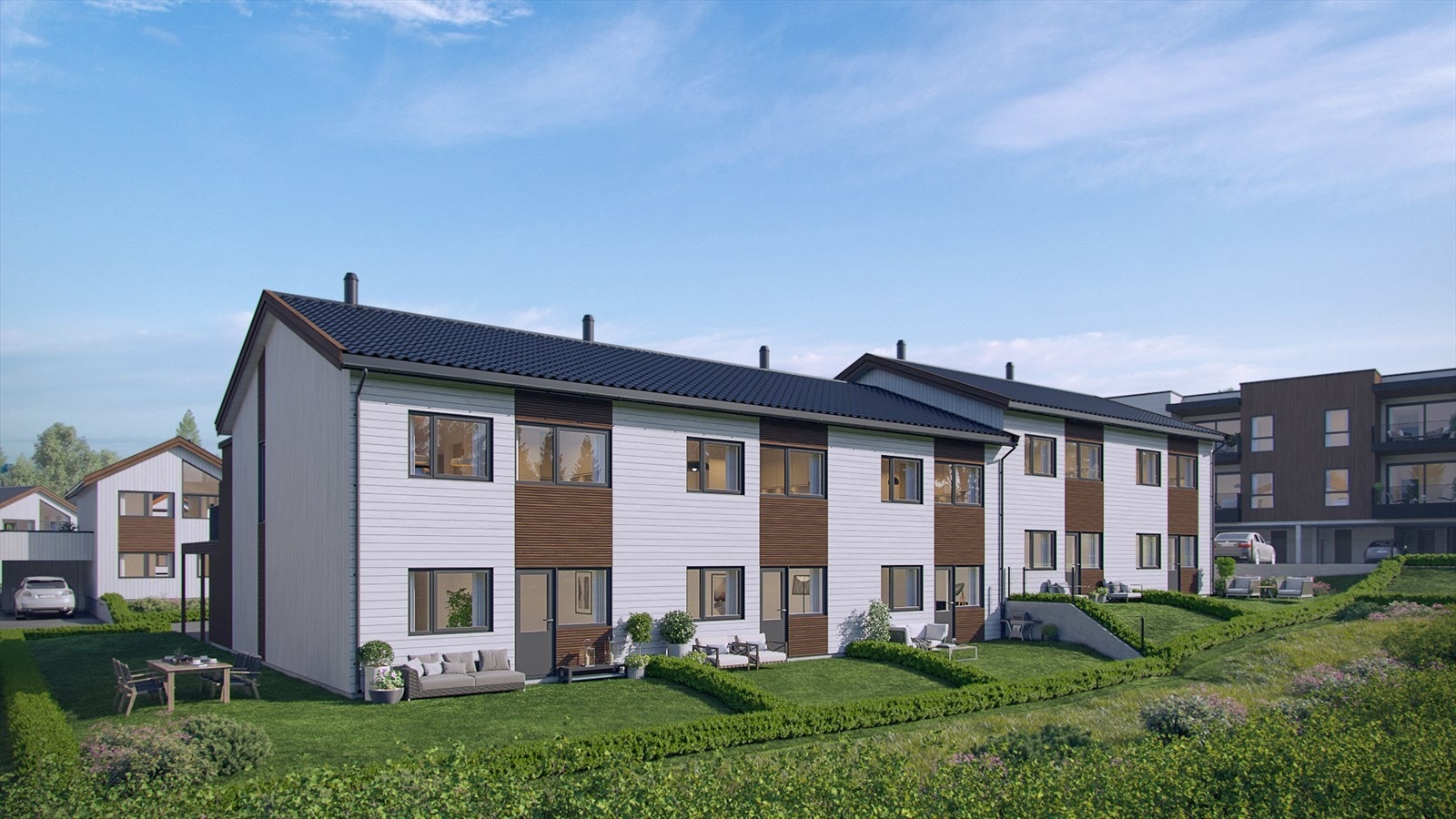 Sollia Melhus vest ligger sentralt til på vestsiden av Melhus. Det
er enkel adkomst fra Melhus sentrum og Trondheim via E6 eller
lokal veg med buss eller bil. Galleribilde