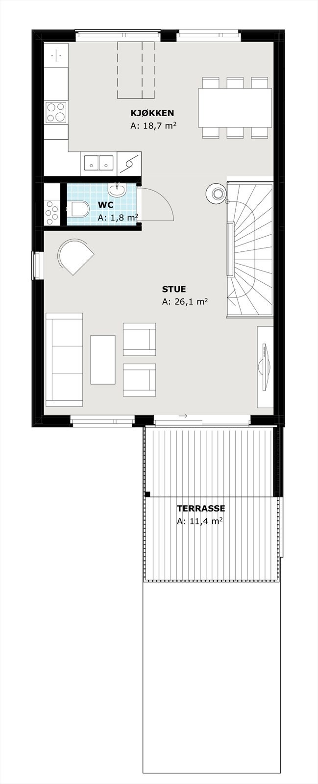 Planskisse 2.etg. Galleribilde