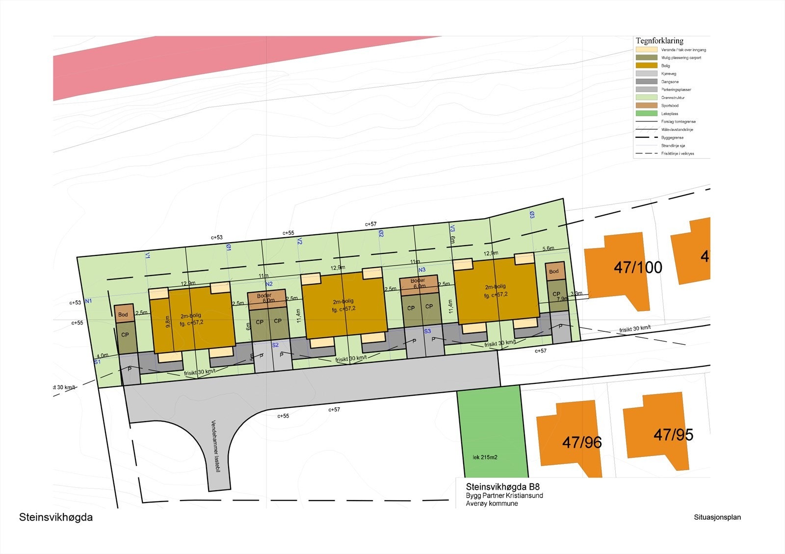 Steinsvikhøga - Illustrasjon grunnkart Galleribilde