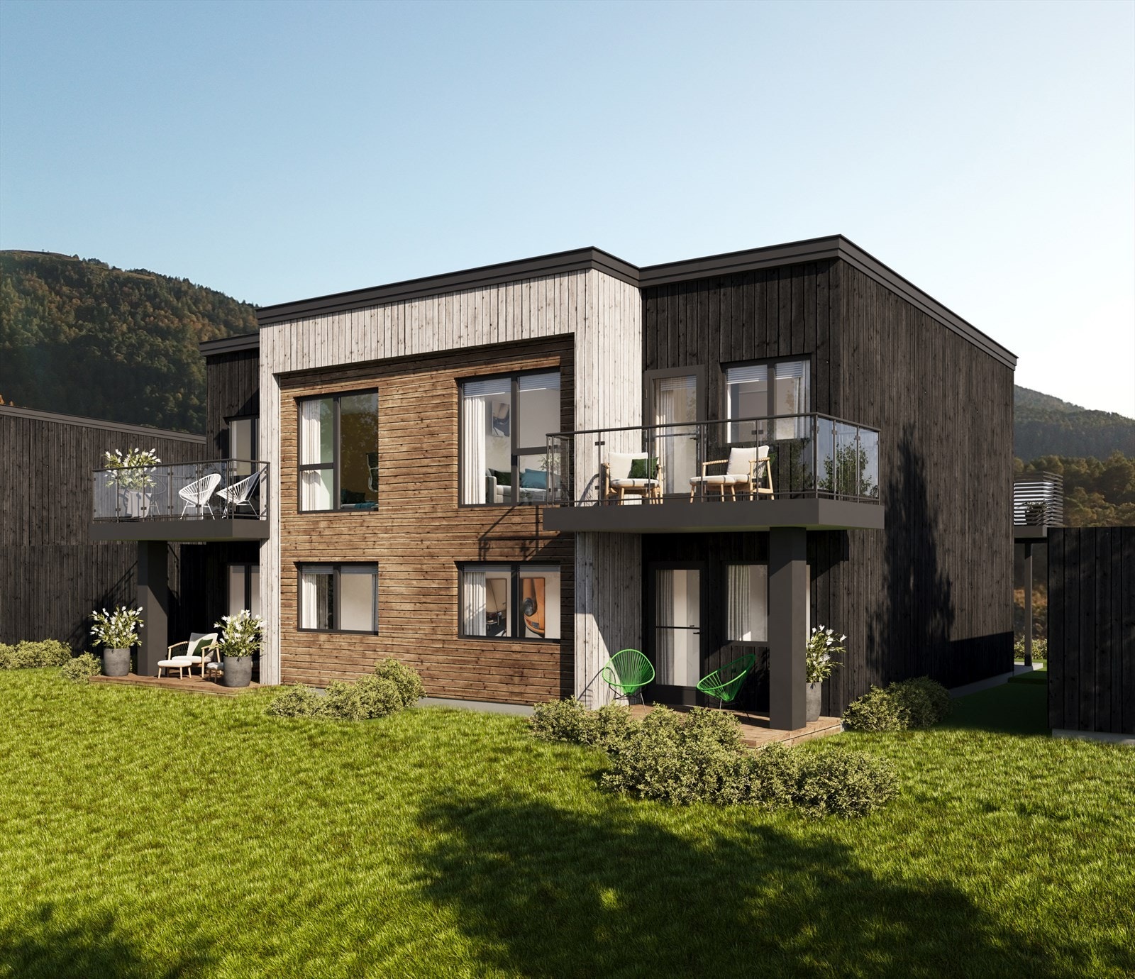 Steinsvikhøga - Illustrasjon fasade 01 Galleribilde