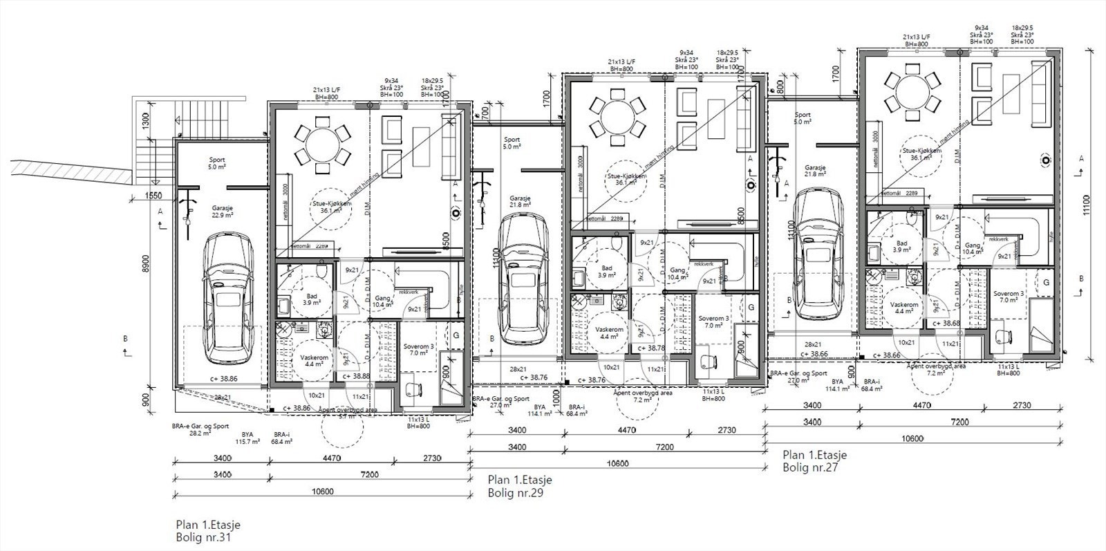 Plantegning 1. etg. Galleribilde