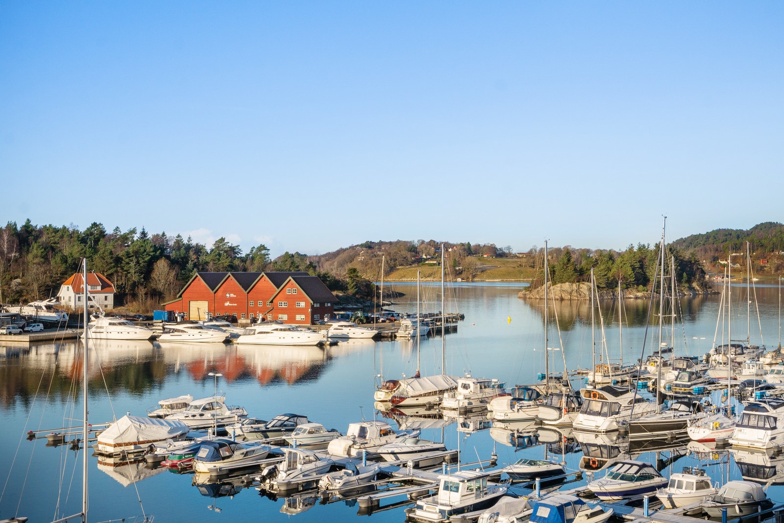 Utsikt fra balkong Galleribilde